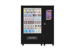 China Customize Glass Bottle Drink Snack Vending Machine With Large Touch Screen supplier
