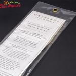 11 X 52cm Packaging Boxes For Hair Extensions Hanger Button Plastic Bags