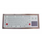 Steel Plate Membrane Ruggedized Keyboard 81 Keys IP68 With Touchpad for sale