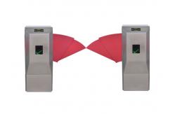 China 3s Reset Flap Barrier Gate DC24V IP44 Three Arm Turnstile With Telescopic Wings supplier