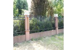 China Black Balustrades Handrails  Customized Home Garden Fencing supplier