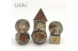 China OEM Sharp Edged Large Dice Set , Multipurpose Custom Polyhedral Dice supplier