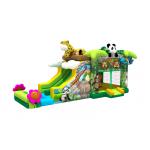 Animal World Theme 8.5x4x4.8m Inflatable Jump House With Slide for sale