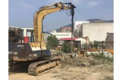China 1-2t Excavator Backhoe Hydraulic Earth Auger Drill With S4 Auger supplier