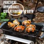Outdoor V-Boy Portable Charcoal Grills For Camping Tabletop smokiness for sale
