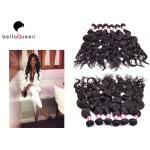 Full Cuticle Intact Water Wave Grade 6A Virgin Peruvian Human Hair Weft for sale