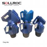 140mm 3 Wings Step Drag Bits For Water Well Drilling for sale