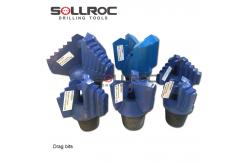 China 140mm 3 Wings Step Drag Bits For Water Well Drilling supplier