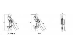 China 1 - 10 Ton Chain Driven Hoists With Wheel Width 50 - 100 Mm supplier