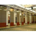 Sliding MDF Board + Aluminium Wooden Room Divider 65 mm Thickness for sale