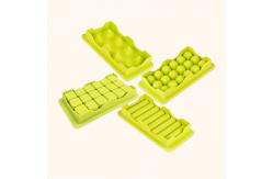China Wholes Custom  Bpa Free FDA diamond Silicone Mini Ice Tube Tray supplier