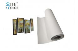 China Waterbased Polyester Canvas Rolls 260gsm Matte Inkjet Canvas Printing supplier