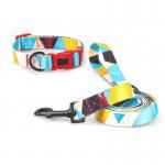 Nylon Rope Pet Collars Leashes Personalized Skin Friendly Metal Clasp Dog Collar S M L for sale