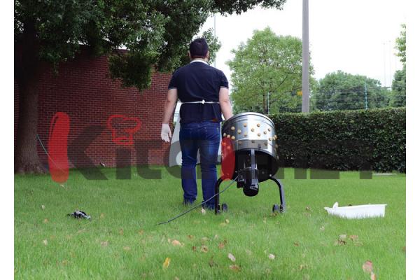 120V 800W Chicken Feather Plucker Machine with 20 Inch Stainless Steel