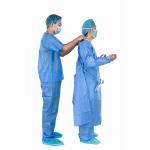 Non Woven Hospital Uniform SMS Surgical Gown For Surgeon for sale
