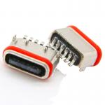 Female Horizontal SMT 6 Pin Connector USB3.0 USB3.1 For Charging for sale