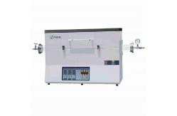 China Horizontal Tube Furnace 1200C PID Control Heat Treatment With Double Temperature Zones supplier