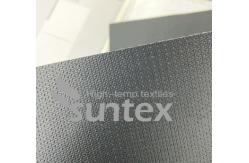 China High temperature resistance Black Neoprene Coated Glass Cloth For Flexible Connector supplier