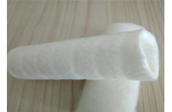 China Heat Resistant Thick Polyester Felt Roll Tube Sleeve Needled Punched Custom Length supplier