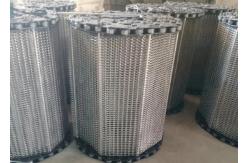 China Solar Energy Food Processing Spiral Mesh Belt High Temperature Resistance supplier