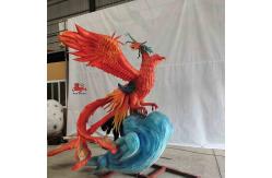 China Electronic Handcrafted Realistic Animatronic Animals Chinese Ancient Creatures —Zhuque supplier