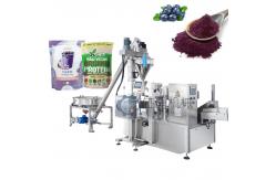 China Eight Station Powder Pouches Packing Machine Multipurpose With Screw supplier