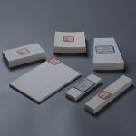 High Temperature White Alumina Ceramic Plates Superior Strength Low Wear Volume for sale