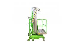China 6m Lifting Height Mobile Aerial Work Platform Lift With Aluminum Profile supplier