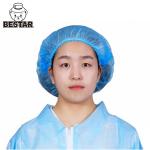 Dust Proof Disposable Mob Cap SPP Double Elastic BSH2017 Disposable Head Cap for sale