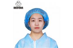 China Dust Proof Disposable Mob Cap SPP Double Elastic BSH2017 Disposable Head Cap supplier