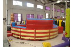 China Attractive Inflatable Rodeo Bull , Funny Theme Inflatable Bull Ride Digital Printing supplier