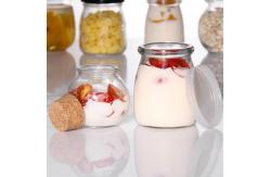 China 5Oz 8Oz 200Ml Small Glass Food Containers Pudding Jars For Bird Nest supplier