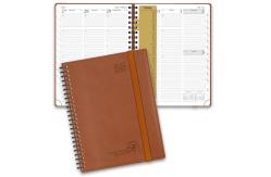 China Brown 6.5''X8.5'' Custom Weekly Planner 2023 2023 Softcover O Binding supplier