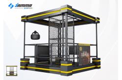 China Black Yellow Virtual Shooting Simulator Theme Park Equipment With 2 Handles supplier