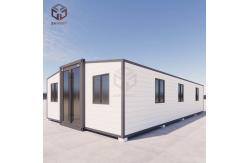 China 40 Foot Prefab Expandable Shipping Container House For Construction Sites supplier