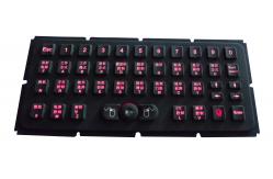 China FN Keys Silicone Rubber Keyboard Red Backlit Illuminated Hula Pointer supplier