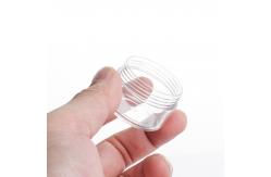 China PETG 20g Empty Plastic Cosmetic Containers Lip Balm Eyeshadow With Sealing Disc supplier