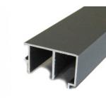 Polished Aluminum Door Extruded Aluminum Framing / Extruded Aluminum Shapes Slide Rail for sale