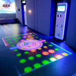 Commercial Interactive Game Floor Compact Motion Sensing Floor Games Solution