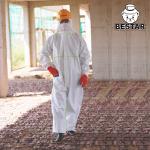 Bacteria Protective EN14126 Antistatic microporous type 4B disposable clothing for medical use for sale