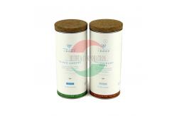 China Cosmetic Composite Can Packaging With Cork Lid Custom Printed supplier