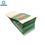 Custom Design Flat Bottom Matte Coffee Beans Food Pouches for sale