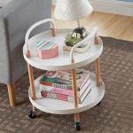 Hot Sale 3-Tier Storage Service Cart Mesh Stainless Steel Storage Cart with Wheels for sale