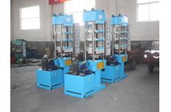 China Automatic 380V Rubber Vulcanizing Machine Hydraulic Platen Rubber Seal Making Machine supplier