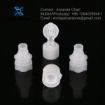 PE Material Flip Top Pour Spout Caps Stand Up Pouch Flip Cap Closures for sale