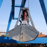 12 Cbm Q355 Crane Grab Bucket Radio Remote Hydraulic Clamshell