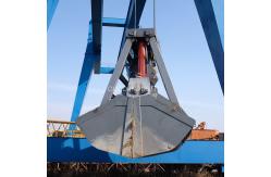 China 12 Cbm Q355 Crane Grab Bucket Radio Remote Hydraulic Clamshell supplier