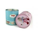 Carton Design Paper Tube Paper Composite Cans With Movable Tinplate Lid for sale