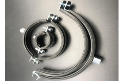 China Factory Supply Strut Fitting Rubber Lined EPDM Clamps supplier