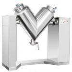 Stainless Steel 304 / 316L V Type Mixer Machine For Mixing Feed Formula for sale
